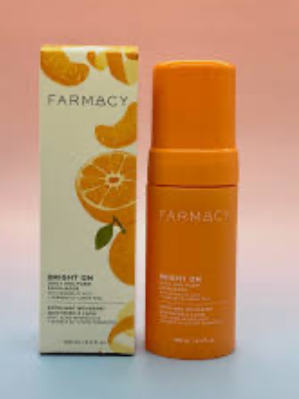 NEW! Farmacy Bright On foam exfoliator